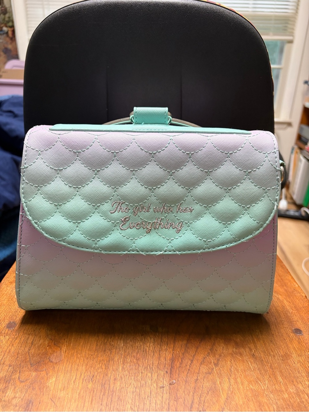 Loungefly Little Mermaid crossbody purse and matching wallet